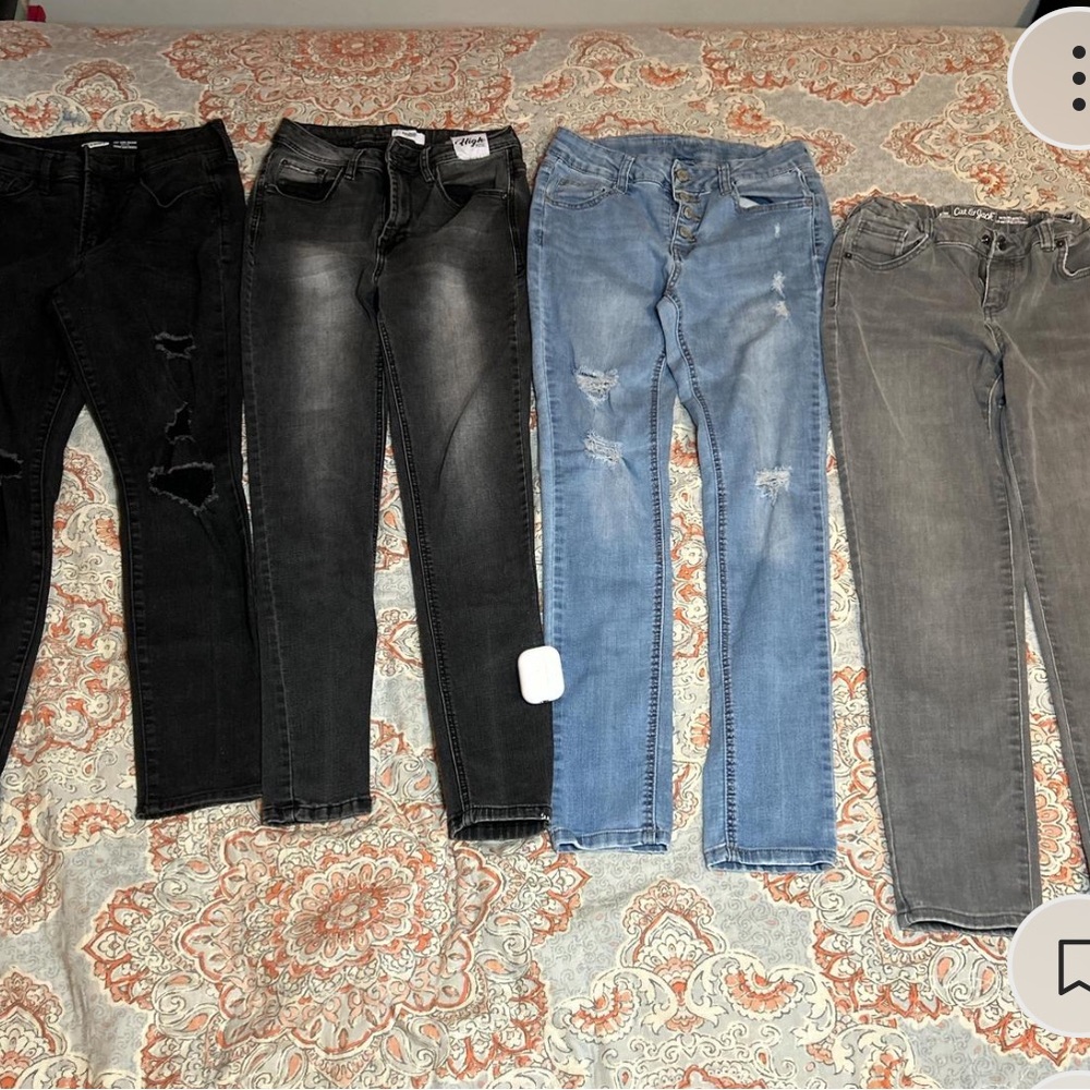 Old Navy Women's Skinny Jeans - Black, Blue, Gray